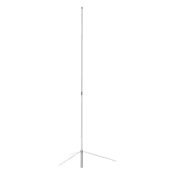 Antena Fibra de Vidrio en VHF para 144-174 MHz, 6.7 dB de ganancia, 5 MHz de ancho de banda, 200 Watt.