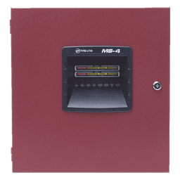 Panel convencional de detección de incendio / 4 zonas IDC / 2 NAC 24 VCC 2.5 A / Compatible i3 / UL, MEA, CSFM / 120 VCA