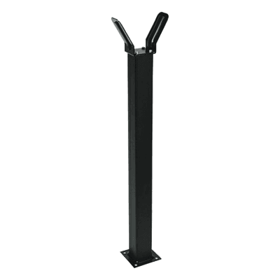Descansa brazo para plumas de barrera vehicular / Acero galvanizado / IP54 / 194-247 mm / Compatible GARD8
