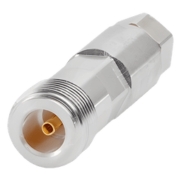 Conector RF tipo N hembra / 50 ohm / 0-8000 MHz / Recto / Heliax FSJ1-50A