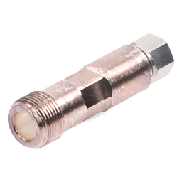 Conector RF tipo N hembra / 50 ohm / 0-8000 MHz / Recto / Heliax FSJ1-50A