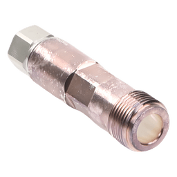 Conector RF tipo N hembra / 50 ohm / 0-8000 MHz / Recto / Heliax FSJ1-50A