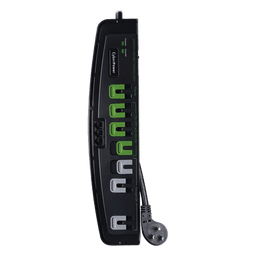 Multicontacto Con Supresor de Picos, Voltaje de Entrada 125 Vca NEMA 5-15P, Con 7 Salidas NEMA 5-15R, 2250 Joules, Protección RJ11