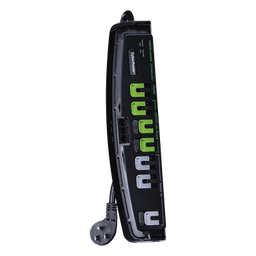 Multicontacto Con Supresor de Picos, Voltaje de Entrada 125 Vca NEMA 5-15P, Con 7 Salidas NEMA 5-15R, 2250 Joules, Protección RJ11