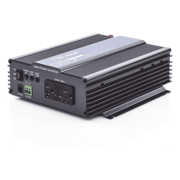 Inversor de Onda Pura / 600W / Entrada 24 Vcc / Salida 120 Vca / 2 Canales NEMA 5-20R GFCI / 10.83 x 9.37 x 3.23 pulgadas