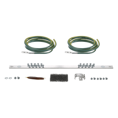 Kit de Puesta a Tierra / Jumpers 6 AWG / Barra 20 Orificios / Rack 19in / 2.44m (8ft)