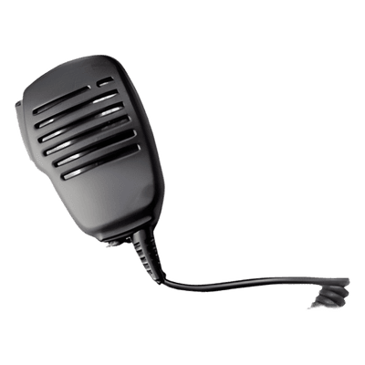 Micrófono-Bocina / PTT Táctil / Conector 3.5 mm / Cables Kevlar Reforzados / 40 kg Resistencia Tensión / Clip Rotativo