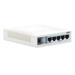 Switch SOHO / 5 Puertos Gigabit / 1 Puerto SFP / PoE Pasivo / SwOS
