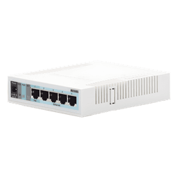 Switch SOHO / 5 Puertos Gigabit / 1 Puerto SFP / PoE Pasivo / SwOS
