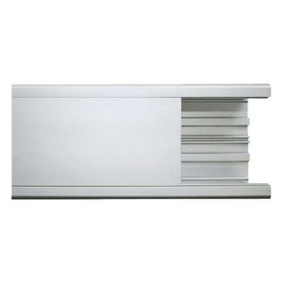 Canaleta de aluminio, 99 x 72 mm, tramo de 3m. (8101-80300)