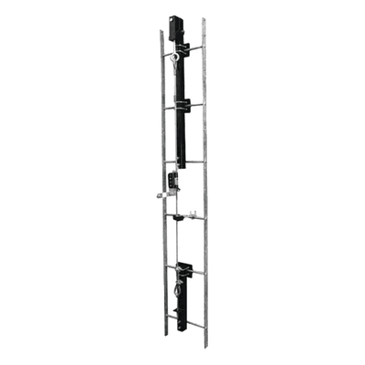 Sistema de Línea de Vida / Escalerilla / 100' (30m) Altura / Torres SSV Galvanizadas