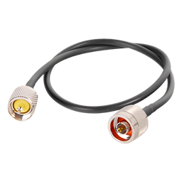 Jumper de 60 cm (23.62 Pulgadas) Fabricado con Cable RG-58U-SYS, Conector N y UHF del Otro Extremo