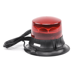Burbuja LED Giratoria / 9 LEDs / Montaje Magnético / IP65 / 12 VCC / 2 Patrones de Destello