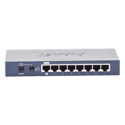Switch Administrable de Escritorio de 8 Puertos Gigabit/ 2 Puertos SFP / 20 Gbps Switching / PoE In 802.3af/at / Dual Power DC + PoE / VLAN Q-in-Q / IPv6/IPv4/  Administración Remota con CloudNMS