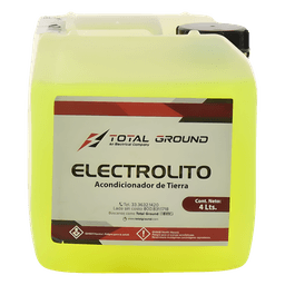 Líquido Mejorador de Conductividad de Terreno / 1 Galón / pH 7.9 / Densidad 1.065 / Solubilidad 100% / No Tóxico / Higroscópico
