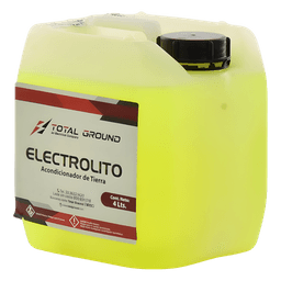 Líquido Mejorador de Conductividad de Terreno / 1 Galón / pH 7.9 / Densidad 1.065 / Solubilidad 100% / No Tóxico / Higroscópico