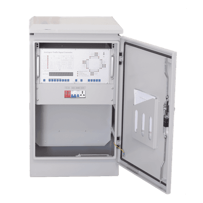 Controlador de tráfico / 22 salidas independientes / 85-265 VAC / 10 W / Diseño modular por intersección