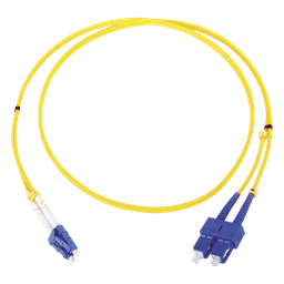 Jumper de Fibra Óptica Monomodo LC/SC Duplex de 1 Metro (3.28 Pies)