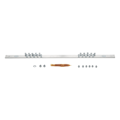 Barra de Conexión a Tierra / 19' (483 mm) / 20 Orificios / Tornillos #12-24 Incluidos / EIA-310 / TIA-942
