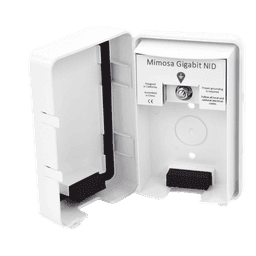 Protector PoE Gigabit / Protección Línea a Línea y Línea a Tierra / GDT 10 kA / IP54 / -40 a 55°C / Montaje en Pared