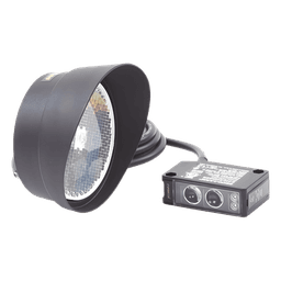 Detector Fotoeléctrico / Rango Ajustable 14 m (45.9 ft) / IP66 Exterior / Salida Relé NO/NC/COM / LED Alineación y Disparo / 12 VDC