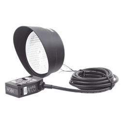 Detector Fotoeléctrico / Rango Ajustable 14 m (45.9 ft) / IP66 Exterior / Salida Relé NO/NC/COM / LED Alineación y Disparo / 12 VDC