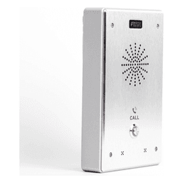 Intercomunicador IP / 2 Líneas SIP / 2 Relevadores / PoE 802.3af / Anti-Vandálico IP65 e IK10 / -40°C a 70°C