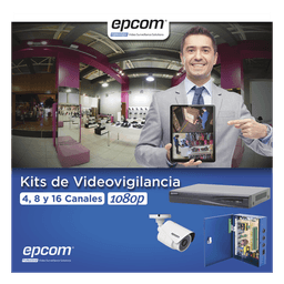 Kit TurboHD / DVR 16 Canales Pentahíbrido / 16 Cámaras Bala 1080p / IR 20 m (65.6 ft) / Fuente de Poder Profesional / Transceptores UTP