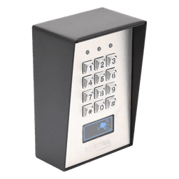 Teclado de Control de Acceso / 3 Métodos de Acceso / 1,200 Usuarios / 3 Relés / Salida Wiegand / Antivandálico / Lector de Proximidad