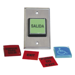 Botón de Salida / MÚLTIPLES Placas/ Luz LED /2 Años Garantia