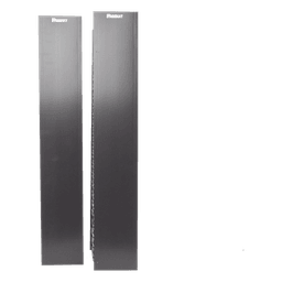 Organizador Vertical de Cable / Doble Capacidad Frontal y Posterior / 45 RU / 6.7in (170mm) Ancho / 83.0in (2108mm) Alto / Negro