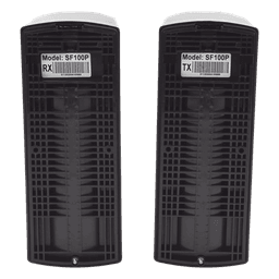 Detector Perimetral de Doble Rayo Infrarrojo / Alcance 60 m (196.9 ft) Exterior / 180 m (590.6 ft) Interior / IP65 / 4 Frecuencias Ajustables / Tiempo de Respuesta 12-250 ms