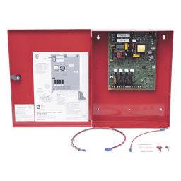Fuente de Alimentación Remota Direccionable / 6 A / 4 Salidas NAC o Auxiliar 24 VCC / Gabinete Rojo / 12.25' x 16' x 3'