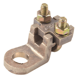 Conector Antivandálico de Bornes / 1/2" / Calibre 4 a 1/0 AWG / Bronce Estañado / Diámetro 5.827 a 8.251 mm