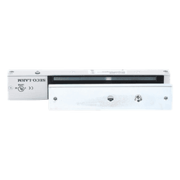 Chapa Magnética Electromagnética / 600 lb (272 kg) / 12/24 VDC Seleccionable / Sensor de Estado de Unión / LED / Uso Interior
