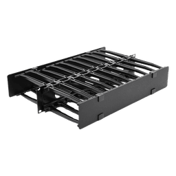 Organizador de Cable Horizontal / Doble Profundidad 6in (152mm) / Rack 19in / 2UR / Alta Densidad