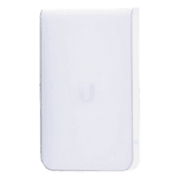 Access Point UniFI doble banda cobertura 180º, MI-MO 2x2 diseño placa de pared con dos puertos adicionales, hasta 100 usuarios Wi-Fi