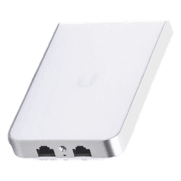 Access Point UniFI doble banda cobertura 180º, MI-MO 2x2 diseño placa de pared con dos puertos adicionales, hasta 100 usuarios Wi-Fi