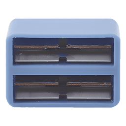 Clip de Puente / 1 Par / Regletas S66 / Enchufes SA-1 / Color Azul / Plástico Resistente