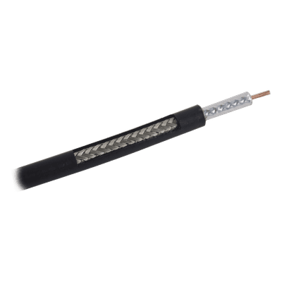 Metro de Cable Coaxial RG-58 LMR-195, Baja Pérdida de 50 Ohms, Conductor de Cobre Sólido