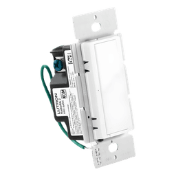 Interruptor electrónico Maestro de encendido/apagado, 8 A en iluminación y motores de 1/4 HP, 120 V, un polo o multilocalización, requiere neutro, para RadioRA 2 y RA2 Select
