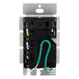 Interruptor electrónico Maestro de encendido/apagado, 8 A en iluminación y motores de 1/4 HP, 120 V, un polo o multilocalización, requiere neutro, para RadioRA 2 y RA2 Select