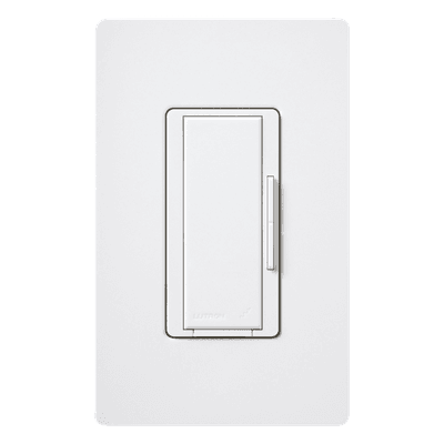 Atenuador remoto Maestro para control multi-ubicación de un atenuador principal RadioRA 2, 120 V, cableado convencional de 3 y 4 vías, color blanco