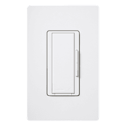 Atenuador remoto Maestro para control multi-ubicación de un atenuador principal RadioRA 2, 120 V, cableado convencional de 3 y 4 vías, color blanco