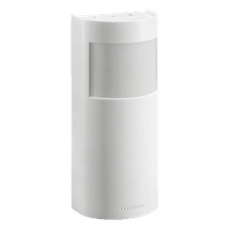 Sensor de ocupación y vacancia inalámbrico para pasillo, PIR de haz largo y angosto, cobertura hasta 45.7 m, a batería, compatible con RadioRA 2, RA2 Select, RadioRA 3 y Vive
