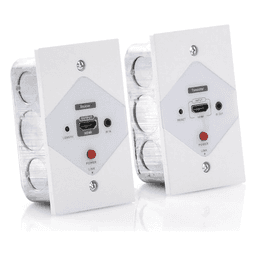 Extensor HDMI en Placa de Pared / 1080P @ 60 Hz / 40 m (131.2 ft) / Cat 6/6A/7 / IR Bidireccional / HDCP 1.4a/1.2a / Cero Latencia