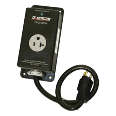 Protector Contra Sobretensiones A 120 VAC Con Tecnología Diodo Avalncha de Silicio SASD Con Conector NEM 5-20