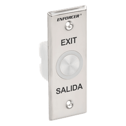 Botón de Salida Piezoeléctrico / IP65 / LED Bicolor Verde-Rojo / Toggle y Temporizador 1-30 s / Contactos NA/NC 2A / Acero Inoxidable