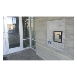 Control de acceso / Gabinete empotrable / 2 puertas / 3000 números telefónicos / 11 dígitos / Directorio LCD / Líneas analógicas y digitales
