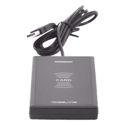 Lector Enrolador de Escritorio para tarjetas de Proximidad ROSSLARE (MIFARE 13.56 MHZ), Compatible con AXTRAXNG y  AXTRAXPRO